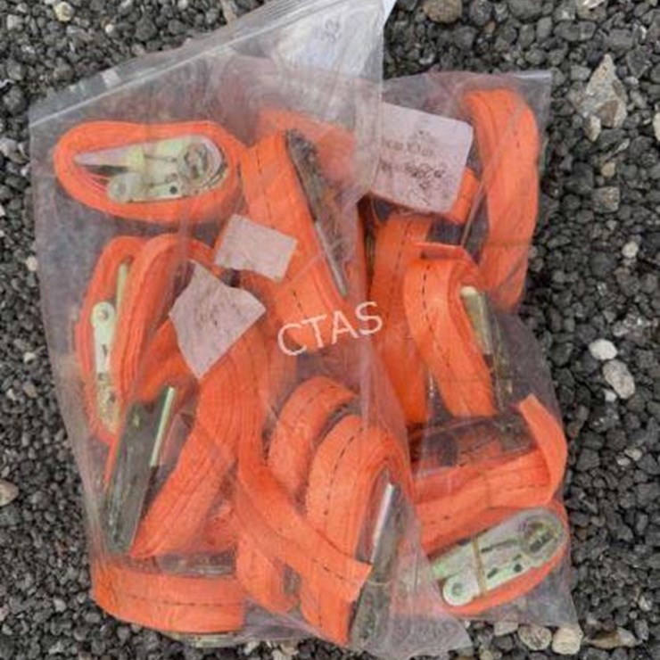 #33 • Ratchet Straps - Qty: 20, 2.5cm x 3m