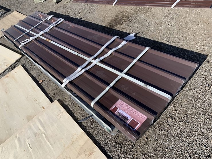 (70)-unused-12ft-x-3ft-metal-corrugated-roof-image-2