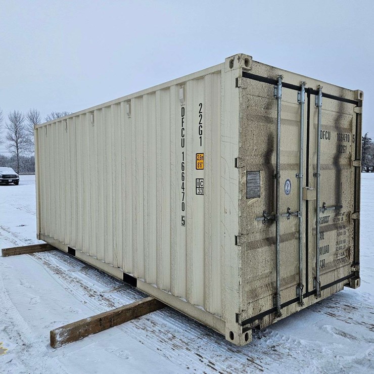 20' High Cube 1 Door Single Use Sea Container
