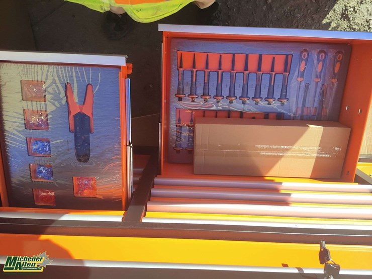 unused-boss-16-drawer-rolling-workbench-tool-box-with-peg-board-&-tools--qty-1-image-8