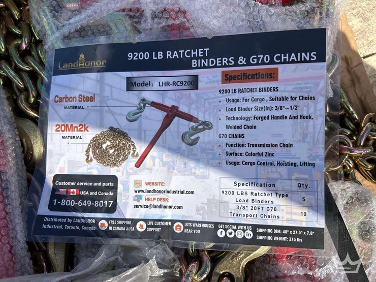 land-honor-9200-lbs-ratchet-binders-&amp;-g70-chains-image-1