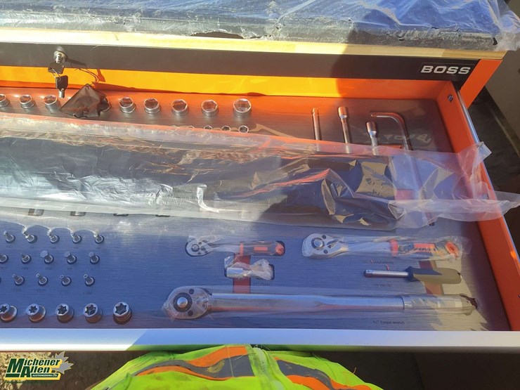 unused-boss-16-drawer-rolling-workbench-tool-box-with-peg-board-&-tools--qty-1-image-4