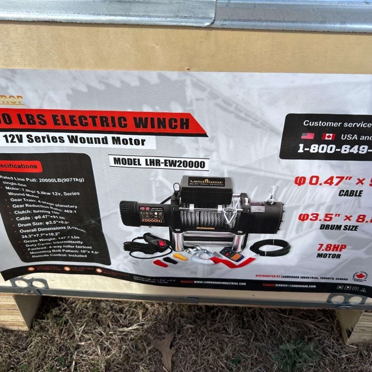 Land honor 20000lbs Electric Winch