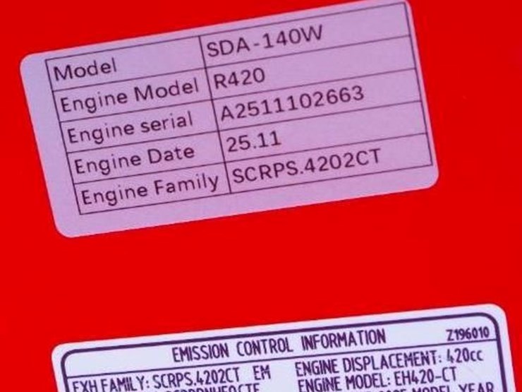 2026-agt-industrial-sda-140w-mini-skid-steer-loader,-rato-gasoline-engine,-44"-bucket,-unused-image-4