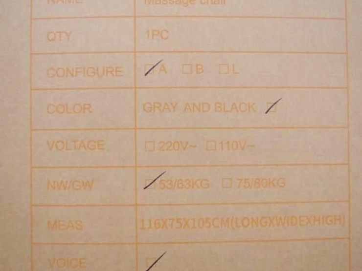 aboss-high-end-full-body-massage-chair-w/-intelligent-voice-control,-unused-image-11