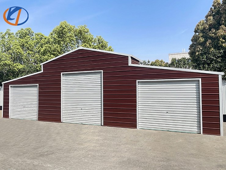 kj-heavy-duty-42'-x-30'-metal-storage-shed,-m/n-k4230g,-unused-image-4