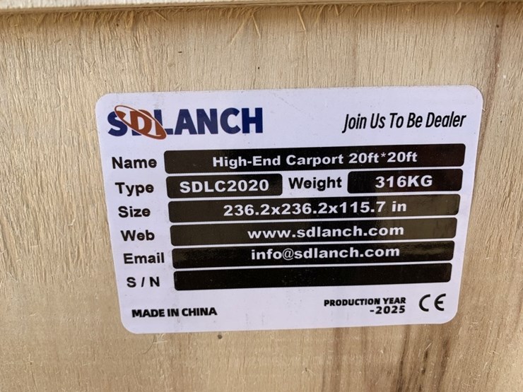 unused-sd-lanch-20ft-x-20ft-x-9.5ft-steel-carport.-image-4