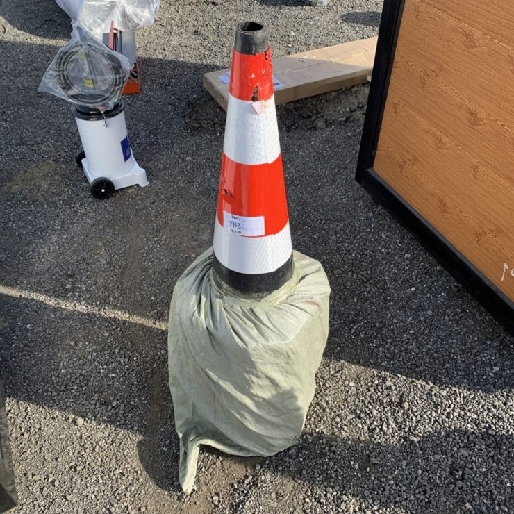 (20) Unused Fluorescent Safety Traffic Cones.