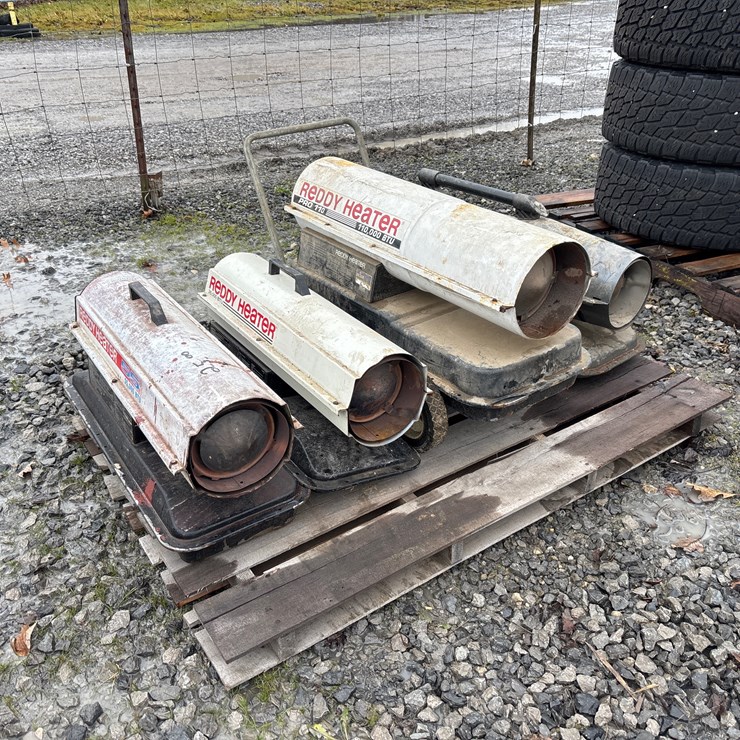 #6529 • E1. Pallet of reddy heaters