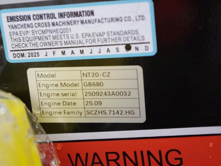 2025-cfg-industrial-1.3-ton-nt20-cz mini-excavator,-zonsen 23hp-gasoline-engine,-swing-boom,-unused-image-3