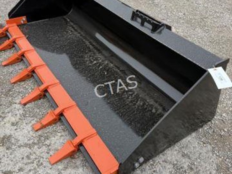 #139-•-80"-skid-steer-bucket-w/-teeth-image-1