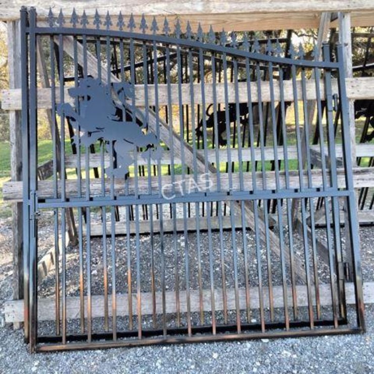 #81 • Bi-Parting Iron Gate w/ Lion Motif - 4.2M