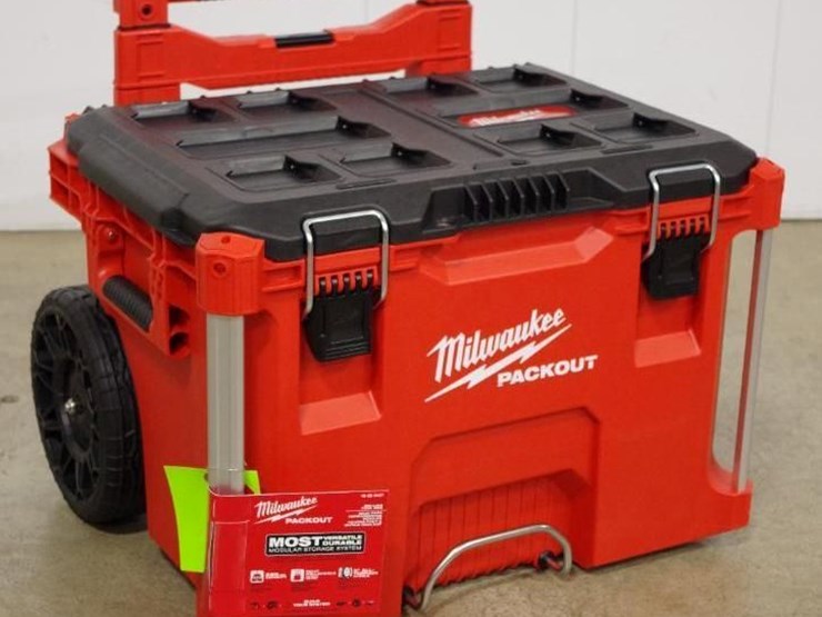 milwaukee-packout-22"-rolling-modular-tool-box,-low-profile-handle,-m/n-48-22-8427,-unused-image-2