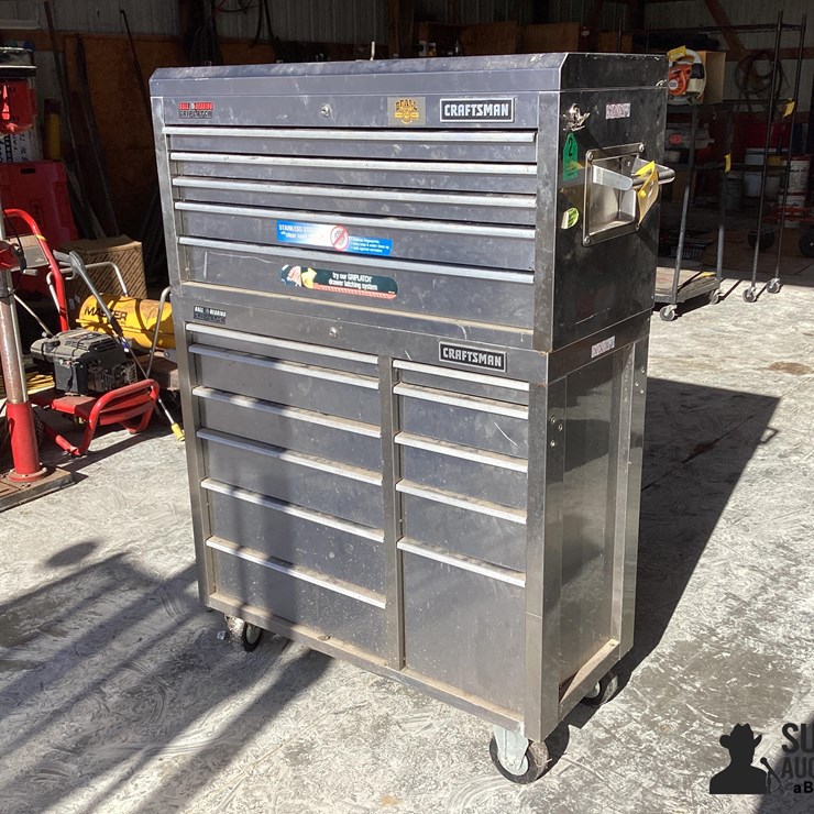 Craftsman Tool Chest Box W/Misc Tools