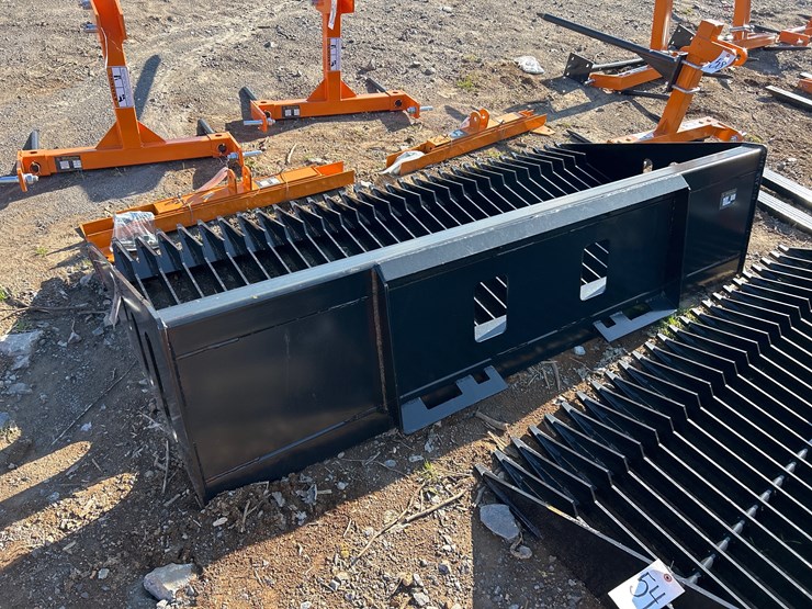 #53-•-unused-84”-skid-steer-rock-bucket-image-3