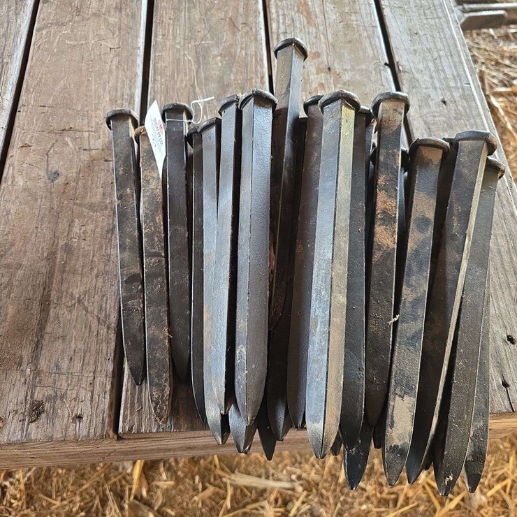 Approx 30 10" spikes for harrow