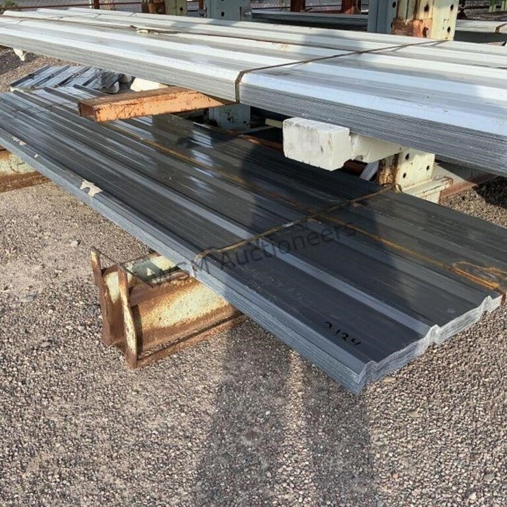 (70) 3FT X 12FT GREY METAL ROOF PANELS