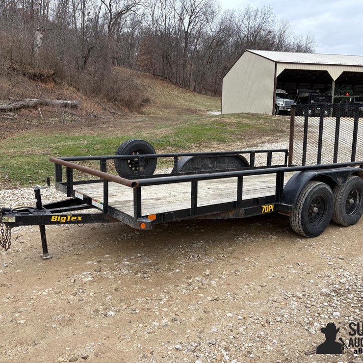 2020 BigTex 70PL 16' T/A Utility Trailer