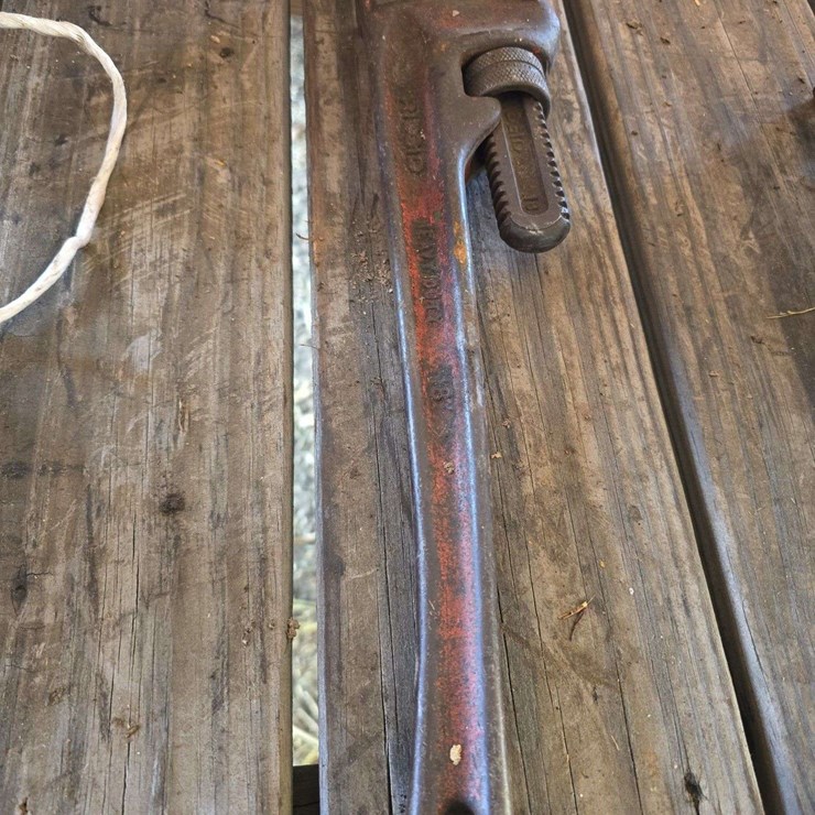 Rigid 18" heavy duty pie wrench