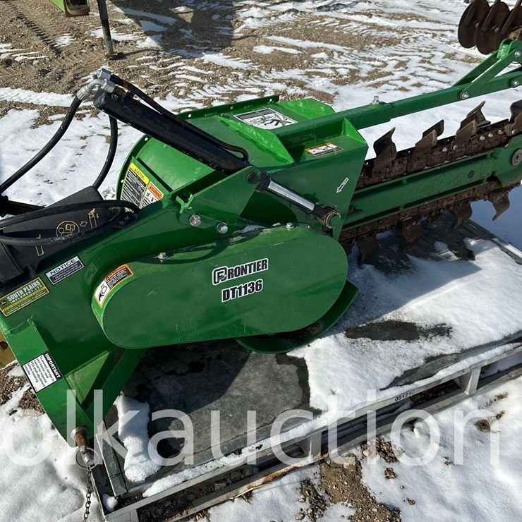 3315 - FRONTIER DT1136 6" TRENCHER - USED 1 TIME