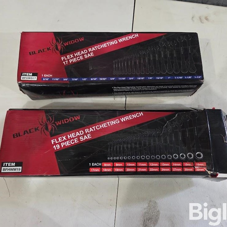 Black Widow Flex Head Ratcheting Wrench Sets