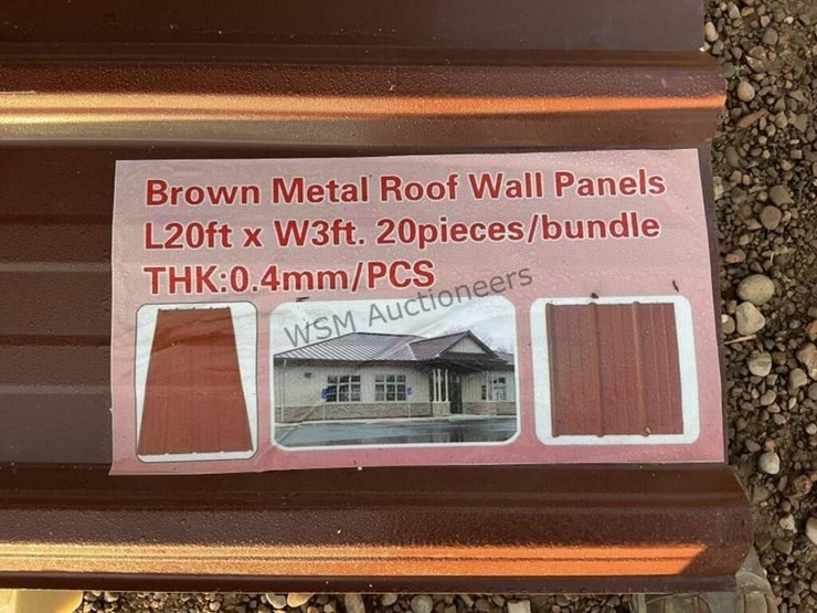 (20)-3ft-x-20ft-brown-metal-roof-panels-image-3