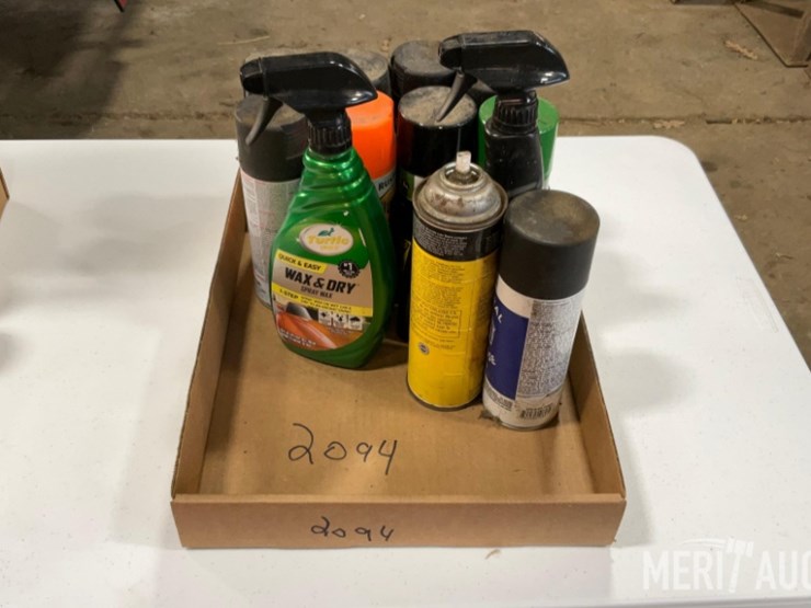 flat-of-assored-paint-and-car-cleaners-image-4