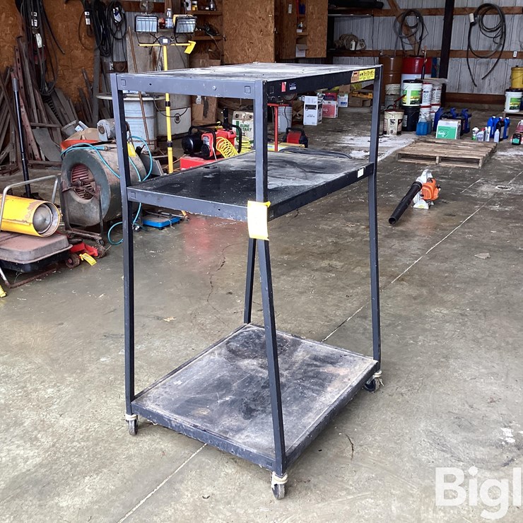 Metal Shelf On Wheels