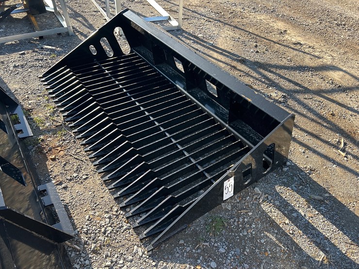 #55-•-unused-72”-skid-steer-rock-bucket-image-1