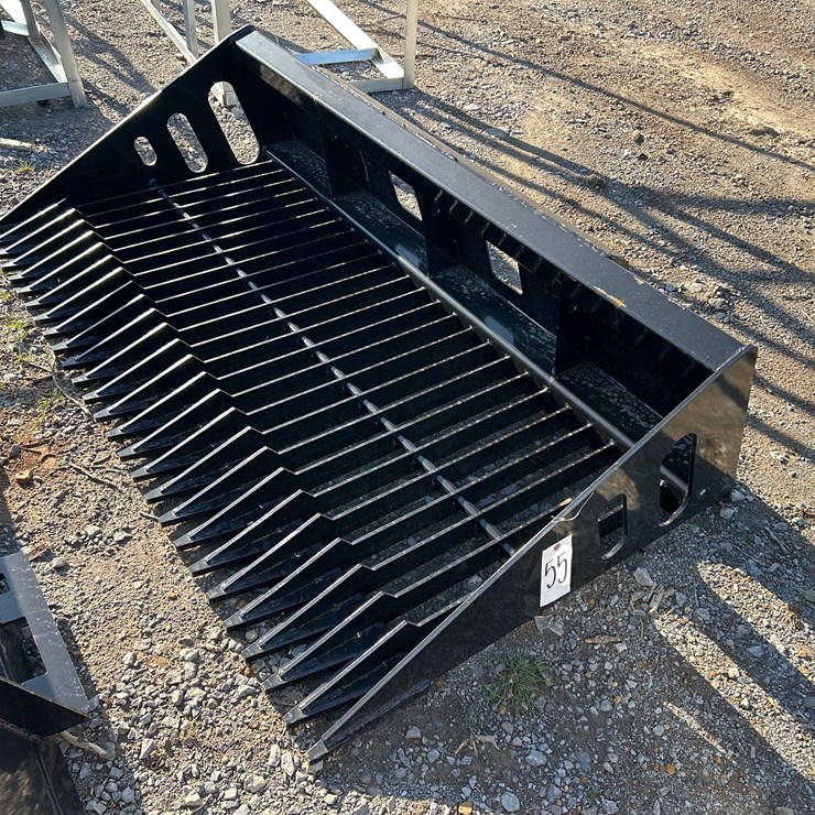 #55 • UNUSED 72” SKID STEER ROCK BUCKET