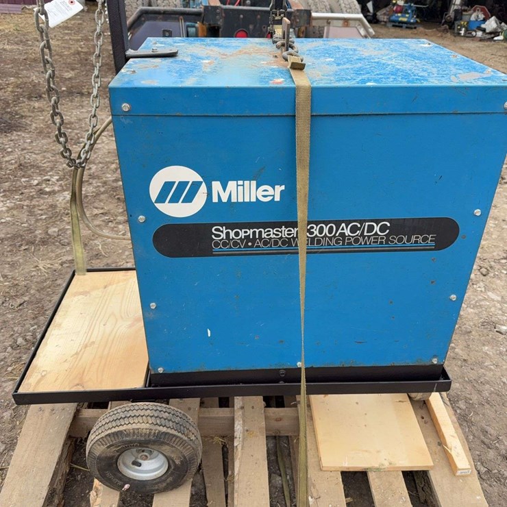 Miller Shopmaster 300AC/DC welder, works great, with wire feed and leads