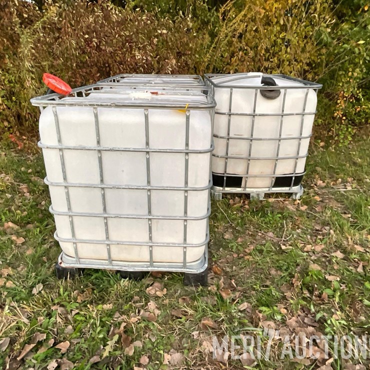 (3) 250 Gallon Poly Totes