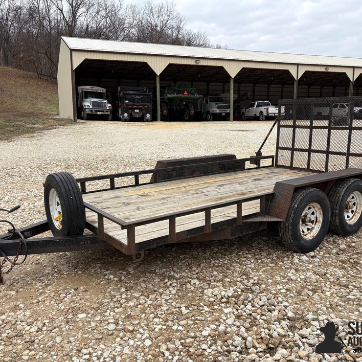 2015 M.E.B. Trailers 14' T/A Utility Trailer