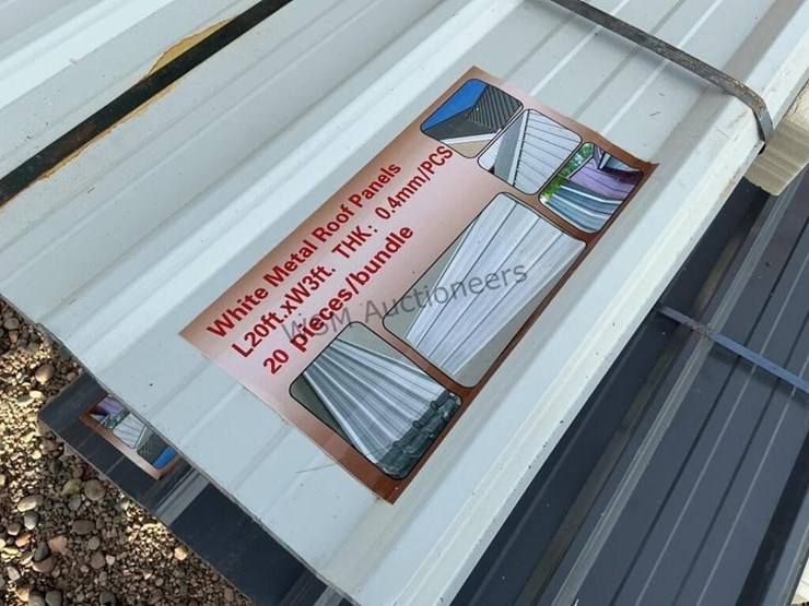 (20)-3ft-x-20ft-white-metal-roof-panels,-image-3