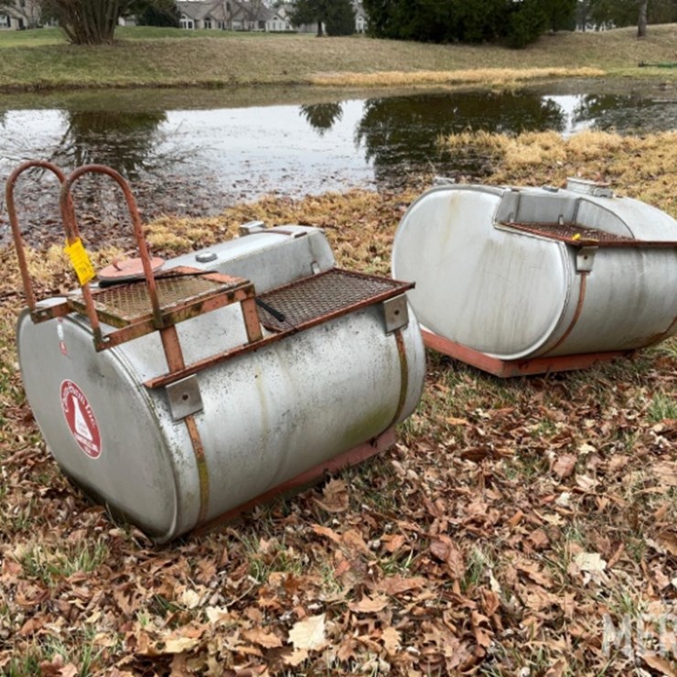(2) Aluminum Tanks