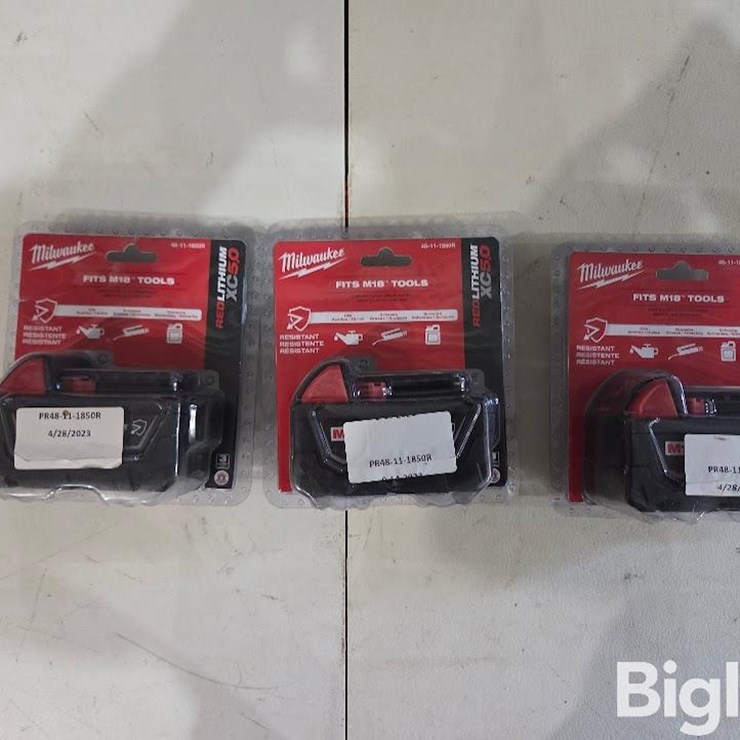 Milwaukee Red Lithium XC5.0 Batteries