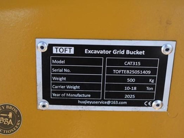 other-toft-cat315-excavator-grid-bucket-38938-image-3