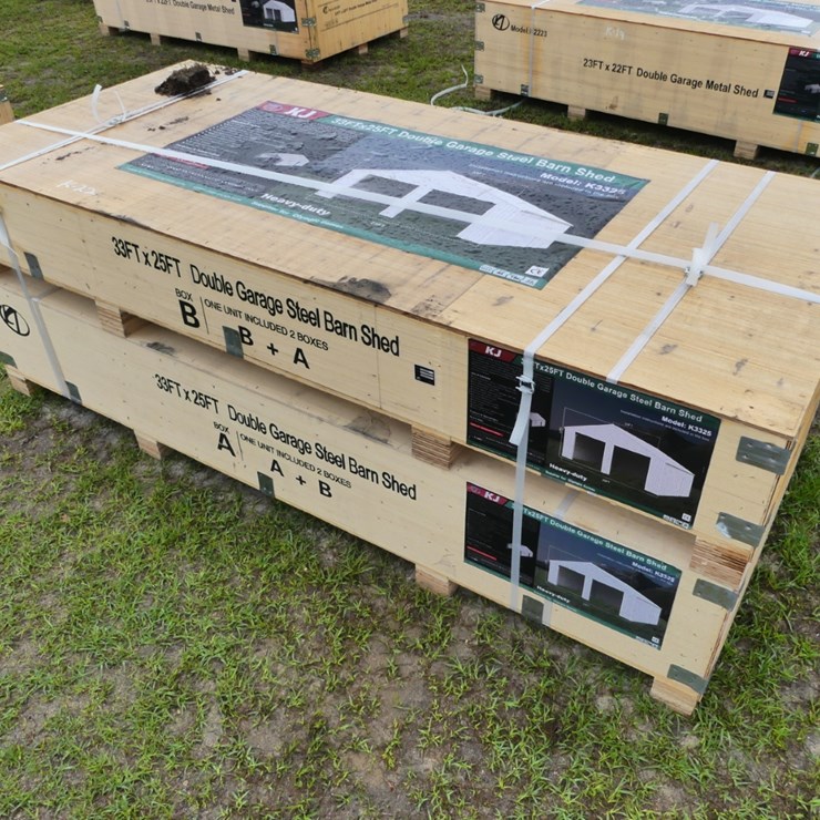 KJ K3325 33'x25' Barn Shed