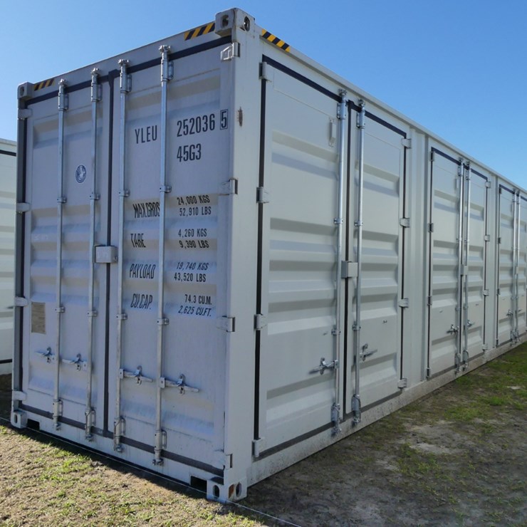 40' High Cube Multi-Door Shipping Container