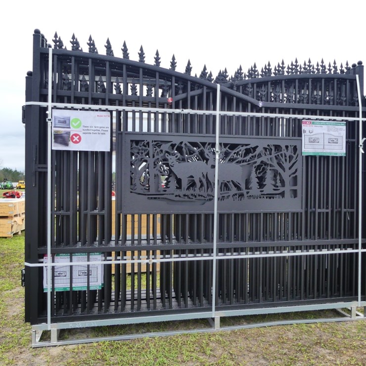 KJ K0720 7'x20' Metal Gate (Deep)