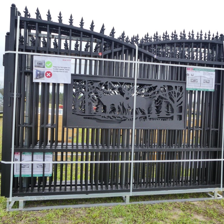 KJ K0720 7'x20' Metal Gate (Deep)