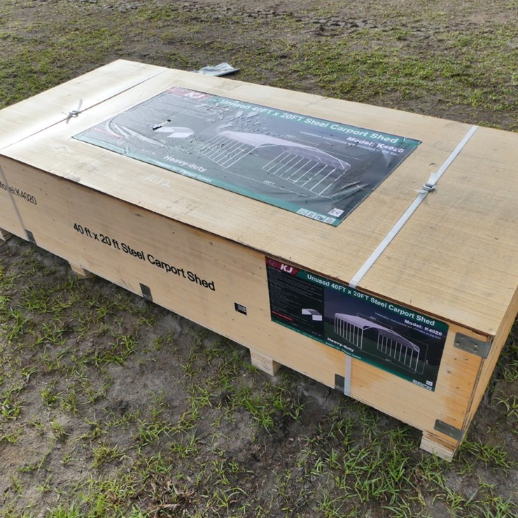 KJ K4020 40'x20' Carport Shed