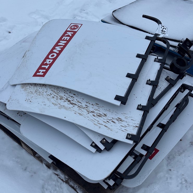 #6548 • E1. Pallet of truck mud flaps