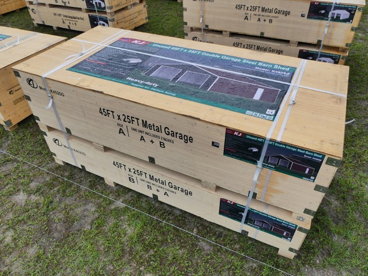 kj-k4525g-45'x25'-double-garage-barn-shed-image-1