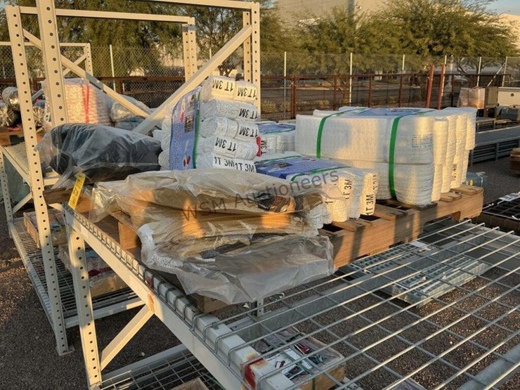 pallet-of-misc-lifting-straps-and-shade-material-image-2