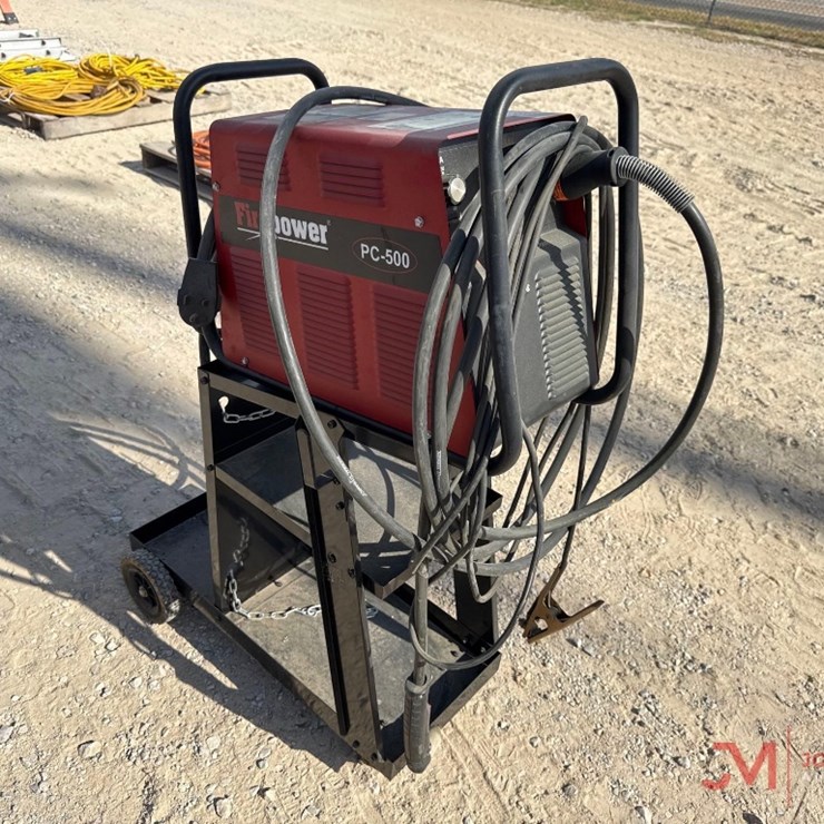 FIRE POWER PC-500 PLASMA CUTTER W/ CART