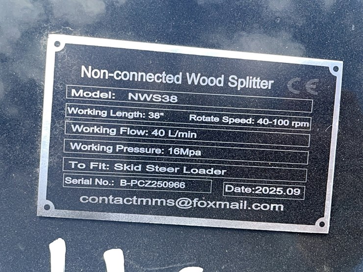 new-giyi-gy-nws38b-wood-splitter-new-support-equipment-image-2