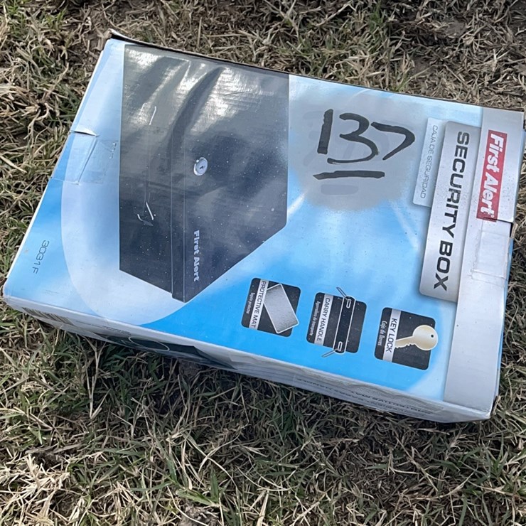 NEW FIRST ALERT 3031F STEEL FIRE RETARDENT SECURITY BOX NEW SUPPORT EQUIPMENT