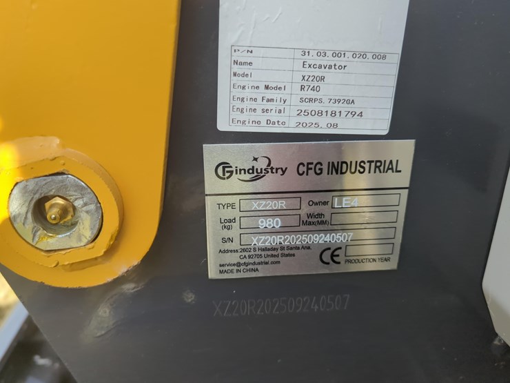 new-cfg-xz20r-hydraulic-excavator-image-7