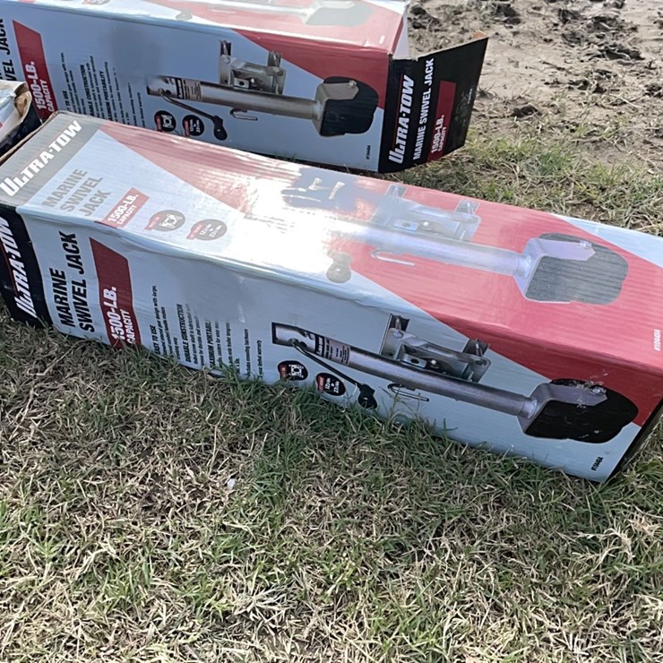 NEW 1500 LB BOLT ON TRAILER JACK W/ DOUBLE WHEEL NEW SUPPORT EQUIPMENT